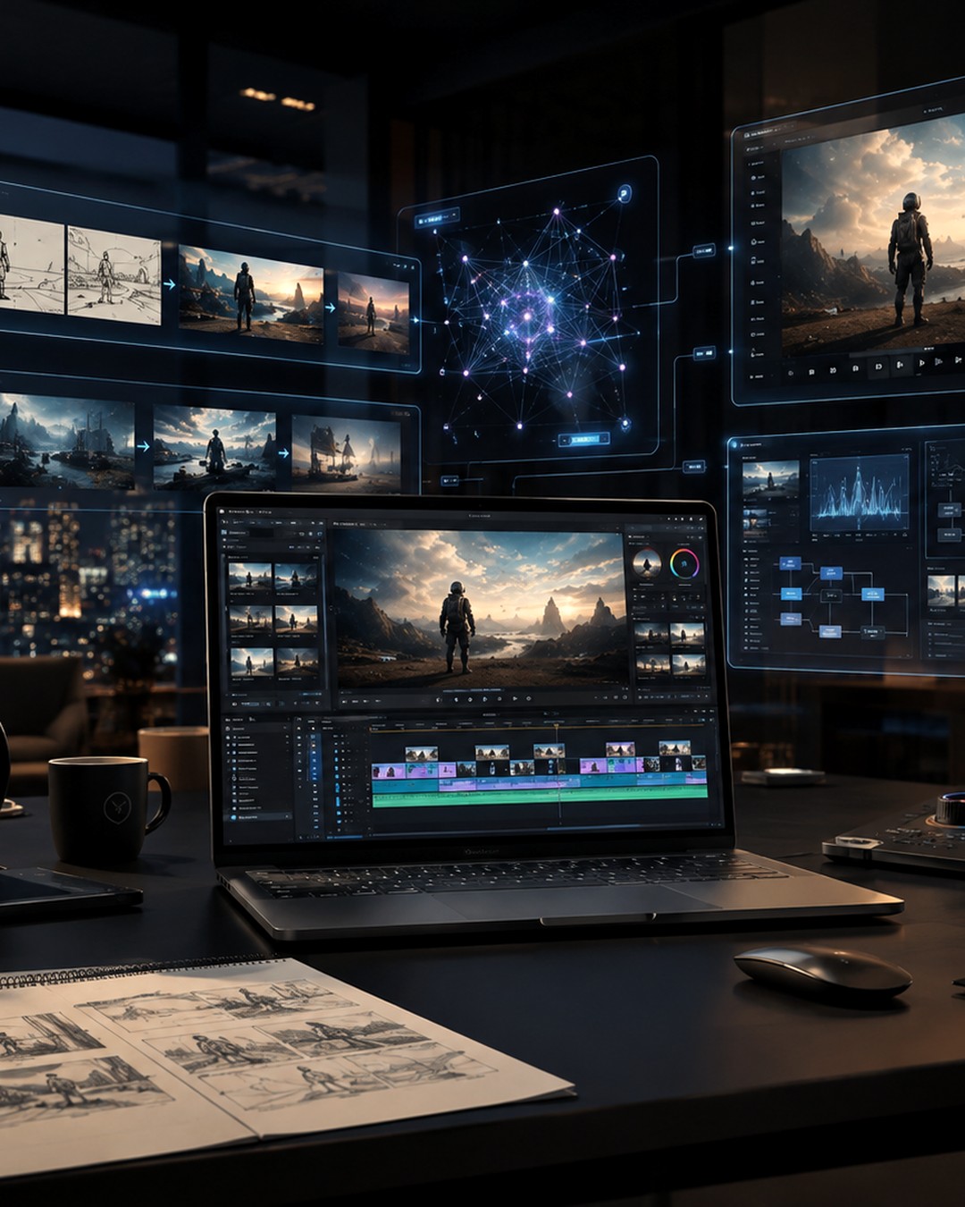 JCVISION FILMS AI video production — cinematic AI workflow